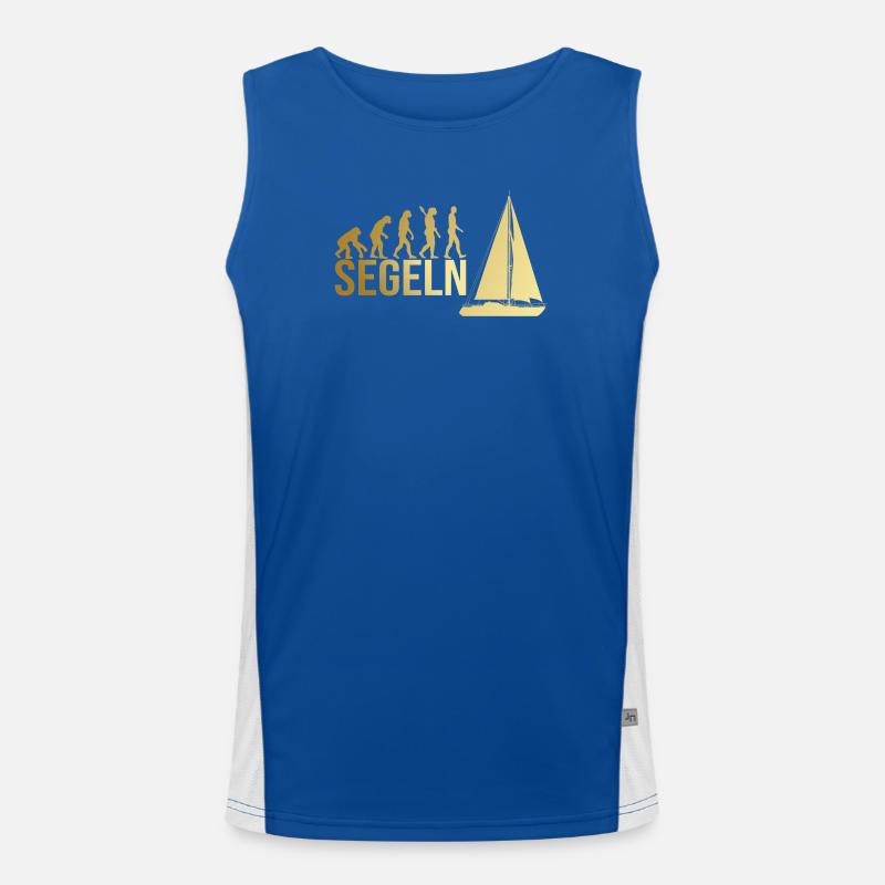 Evolution Segeln Funktionelles Kontrast-Tank Top für Männer 