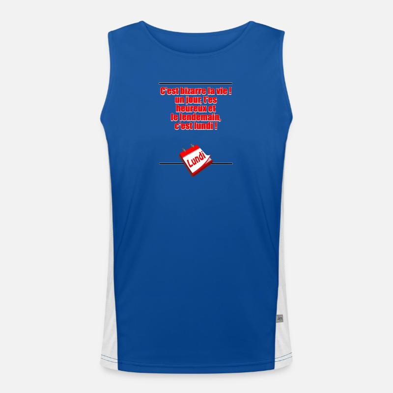 Tomorrow is Monday Men's Functional Contrast Tank Top 