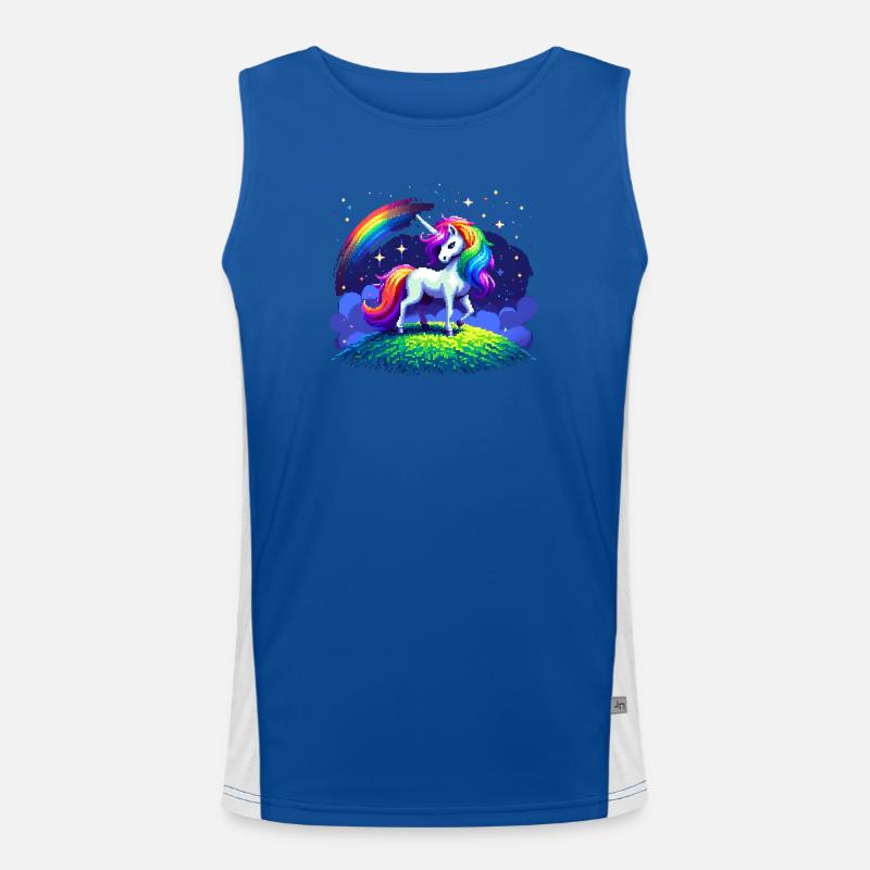 Unicorn Magic Men's Functional Contrast Tank Top 