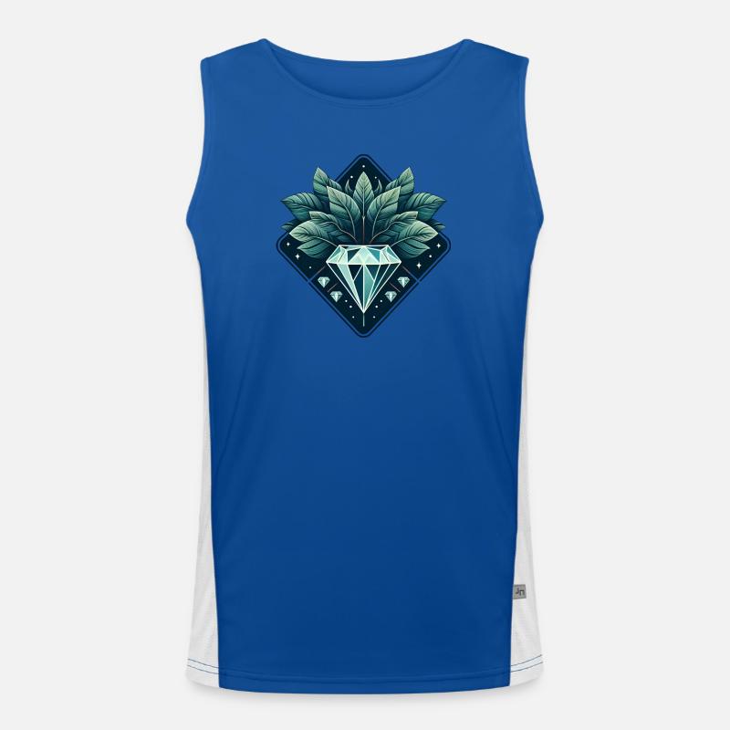 Blooming Diamond Men's Functional Contrast Tank Top 