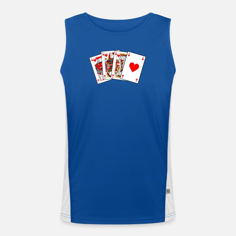 Valet Dame Roi As Débardeur respirant contrasté Homme 