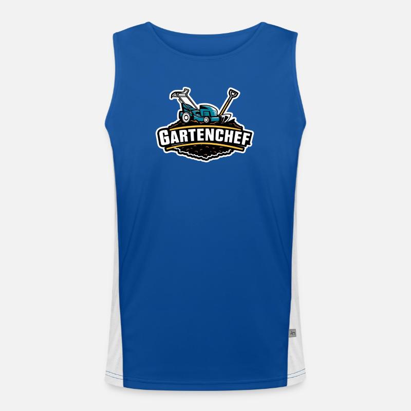 Gartenarbeit Gartenchef Funktionelles Kontrast-Tank Top für Männer 