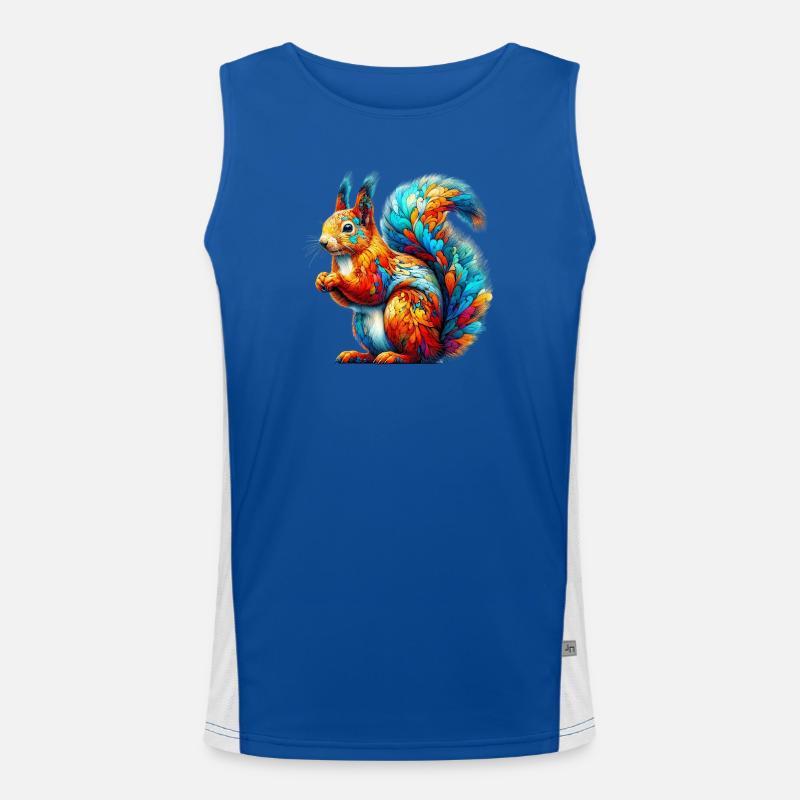Squirrel Men's Functional Contrast Tank Top 