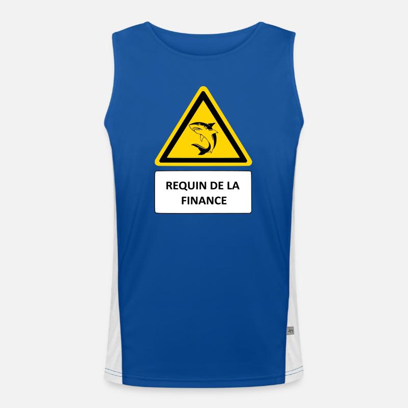 Hai der Finanzen Funktionelles Kontrast-Tank Top für Männer 