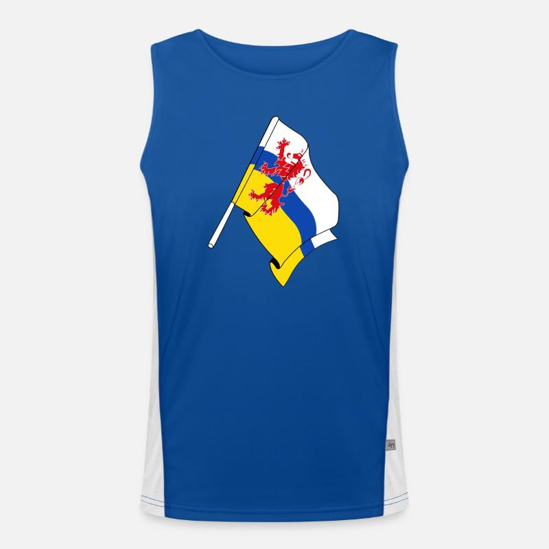 Drapeau de la province du Limbourg Débardeur respirant contrasté Homme 