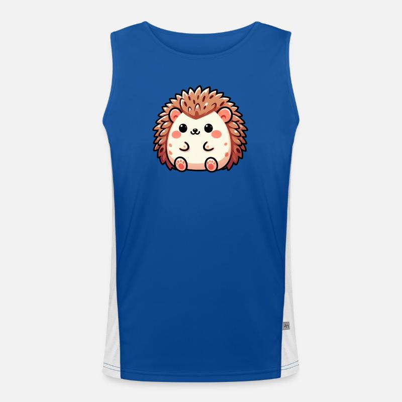 Igel Funktionelles Kontrast-Tank Top für Männer 