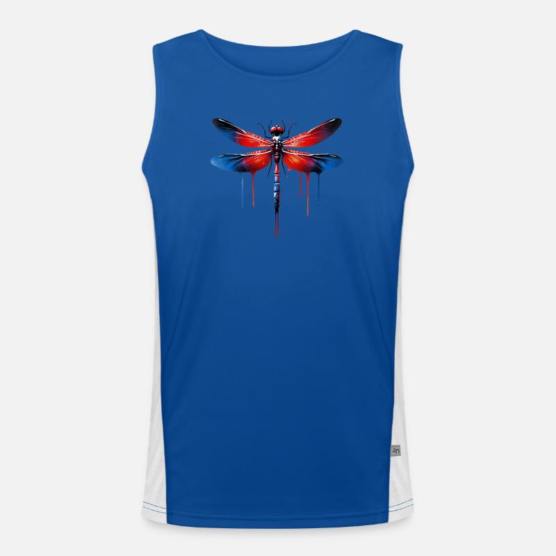 Libelle Funktionelles Kontrast-Tank Top für Männer 