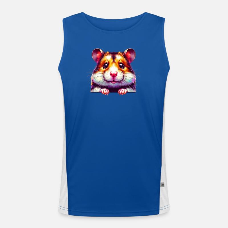 Hamster Men's Functional Contrast Tank Top 