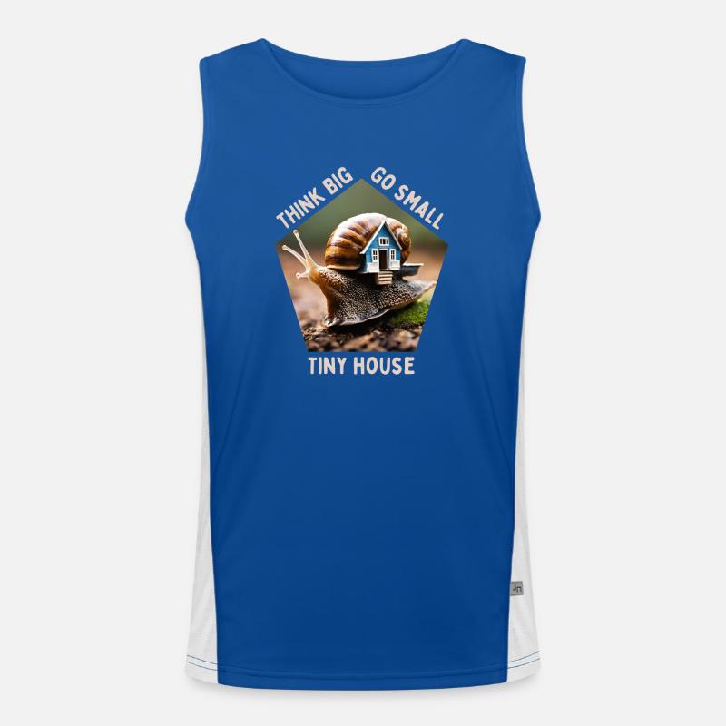 Tiny House Men's Functional Contrast Tank Top 