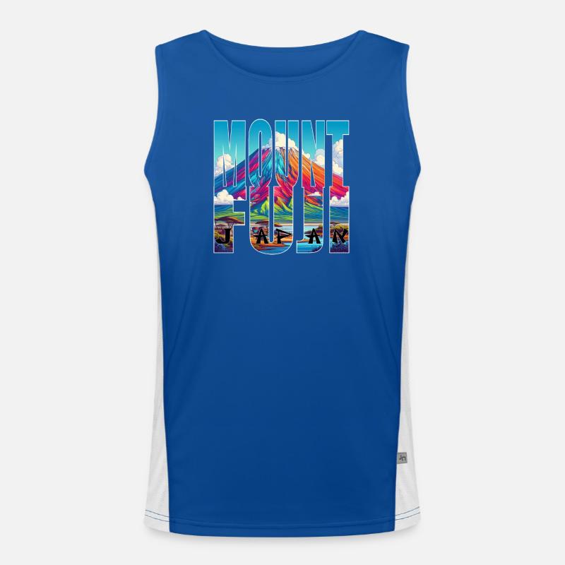 MOUNT FUJI Men's Functional Contrast Tank Top 