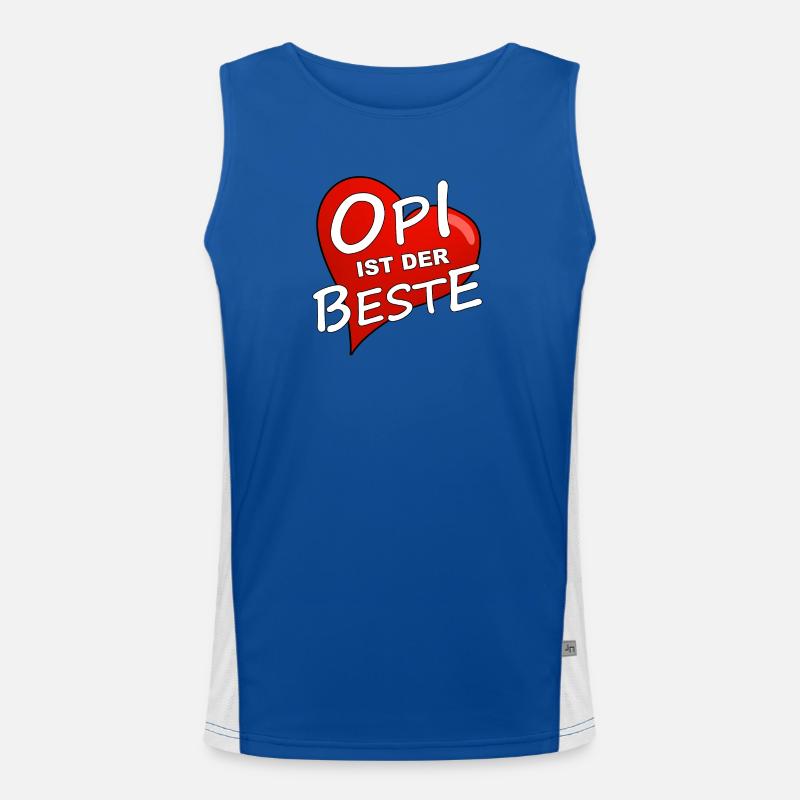 OPI IS THE BEST Men's Functional Contrast Tank Top 