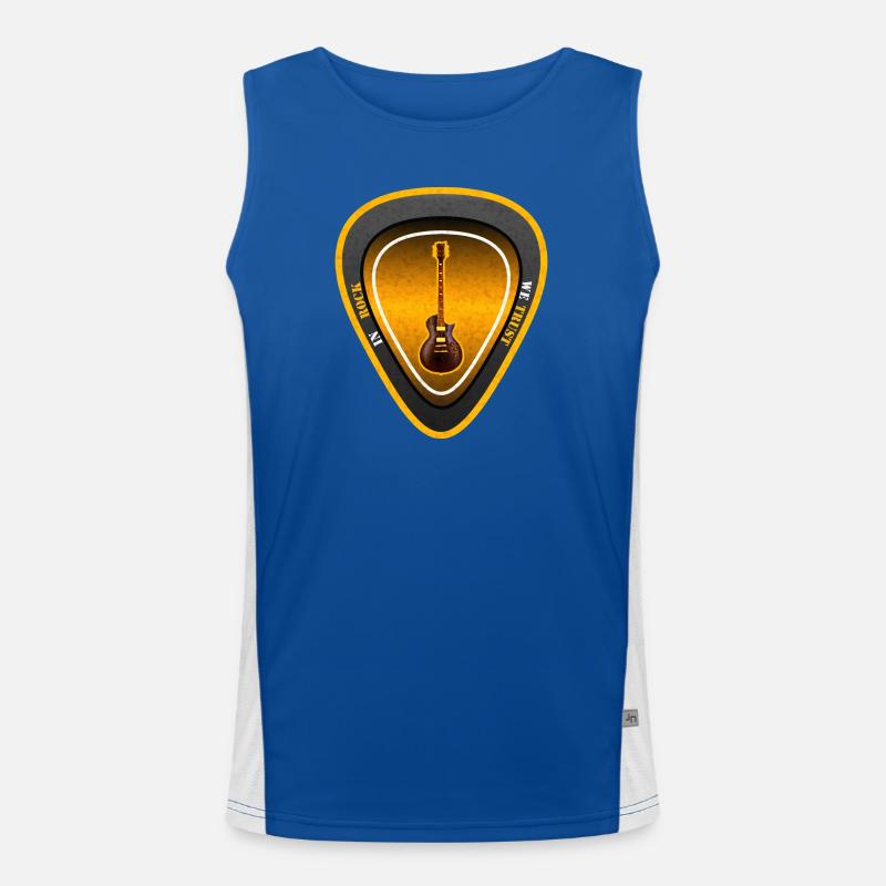 IN ROCK WE TRUST Funktionelles Kontrast-Tank Top für Männer 