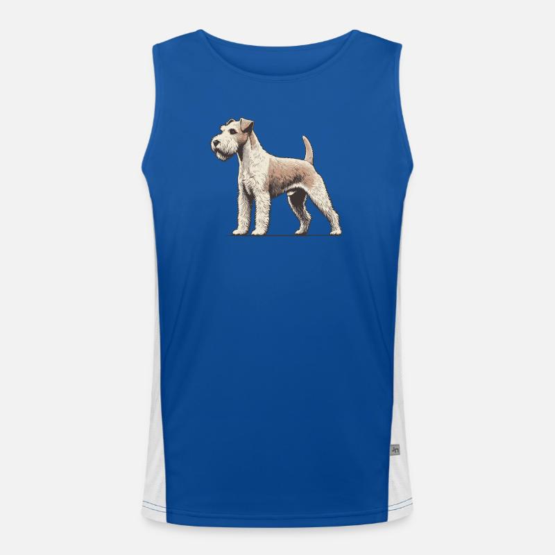 Terrier Débardeur respirant contrasté Homme 