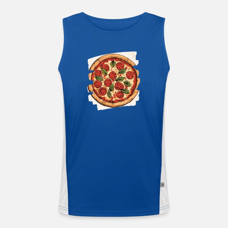 Pizza Rétro Débardeur respirant contrasté Homme 