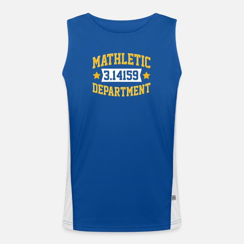 Mathletic Abteilung Funktionelles Kontrast-Tank Top für Männer 
