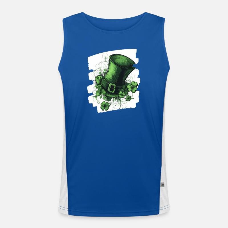 St. Patricks day Funktionelles Kontrast-Tank Top für Männer 