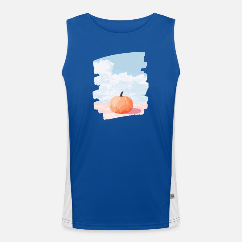 Pumpkin Men's Functional Contrast Tank Top 