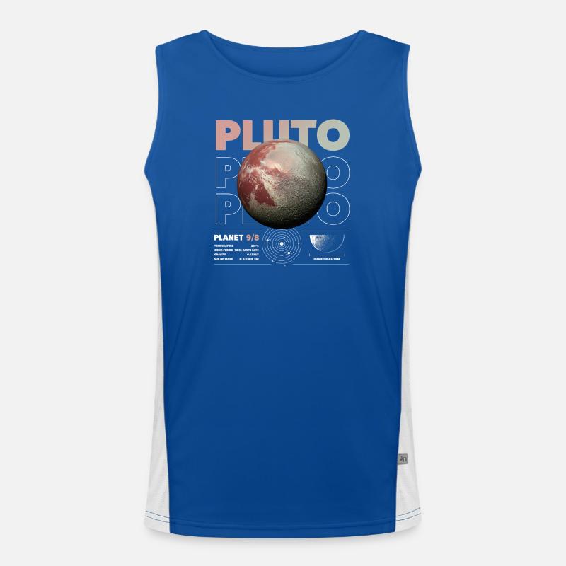 Pluto details Funktionelles Kontrast-Tank Top für Männer 
