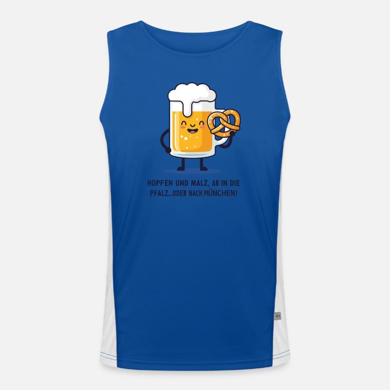 Bierfest Funktionelles Kontrast-Tank Top für Männer 