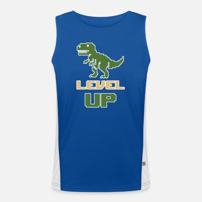 LEVEL UP Men's Functional Contrast Tank Top 