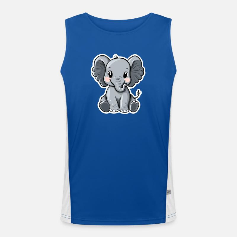 Éléphant Débardeur respirant contrasté Homme 