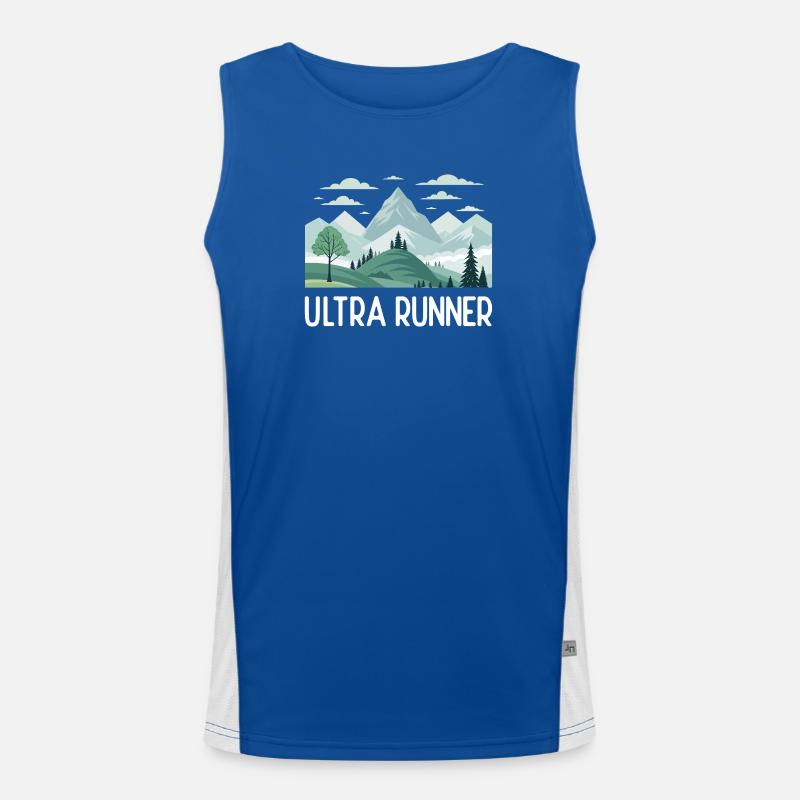 Ultra-Läufer Funktionelles Kontrast-Tank Top für Männer 