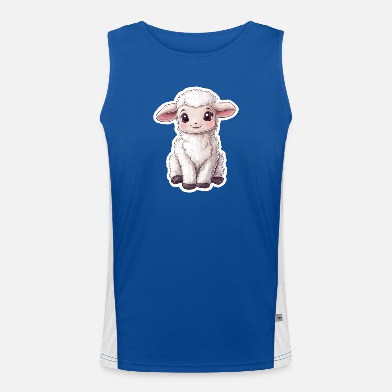 Sheep Men's Functional Contrast Tank Top 