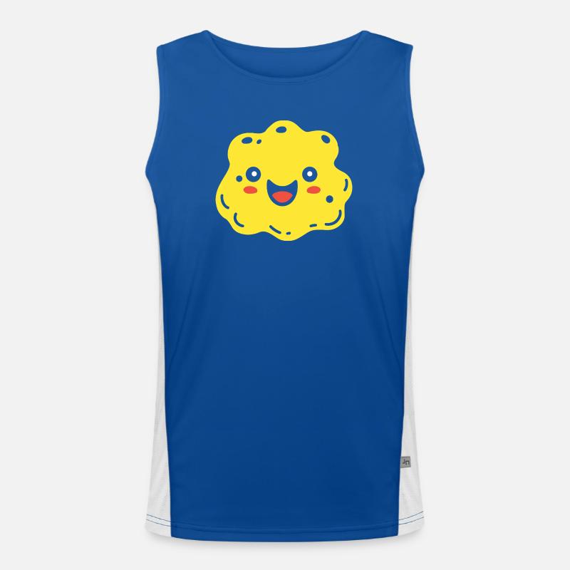 Design de Biscuit Mignon et Coloré éponge Débardeur respirant contrasté Homme 