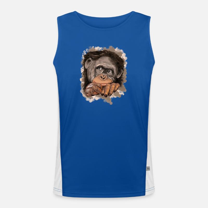 Monkey Men's Functional Contrast Tank Top 