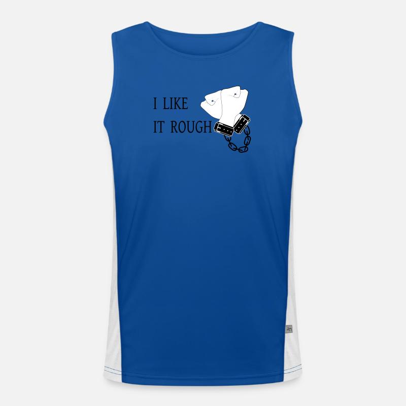 I Like it Rough Men's Functional Contrast Tank Top 