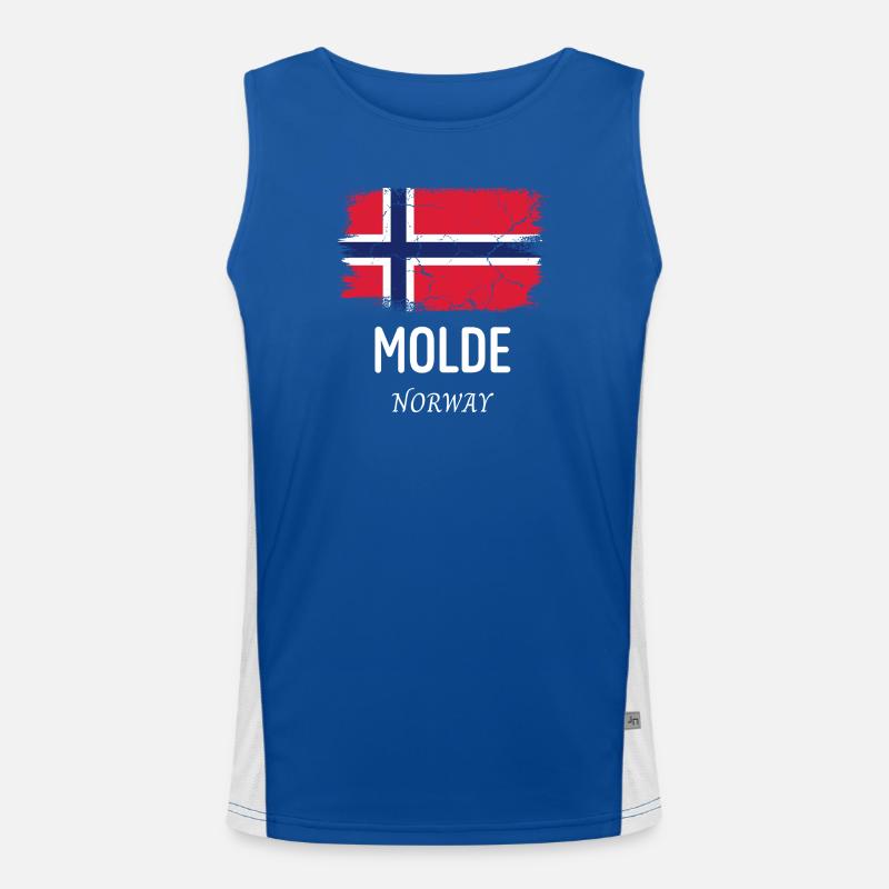 Molde Funktionelles Kontrast-Tank Top für Männer 