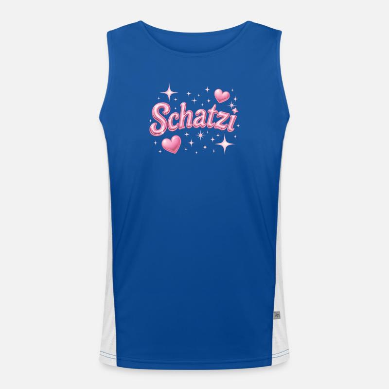 schatzi / Y2K Style Funktionelles Kontrast-Tank Top für Männer 