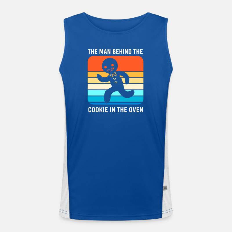 Werdender Papa werdende Väter Funktionelles Kontrast-Tank Top für Männer 