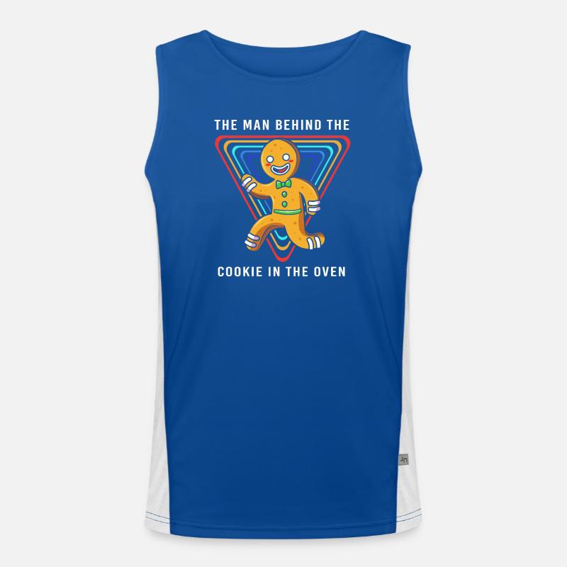 Werdende Väter Werdender Papa Funktionelles Kontrast-Tank Top für Männer 