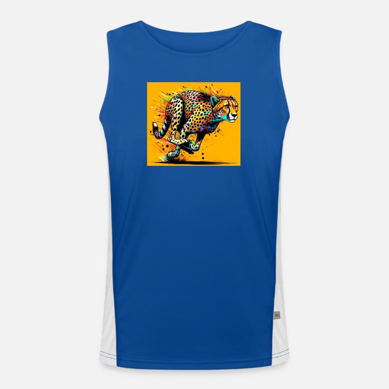 guépard Débardeur respirant contrasté Homme 