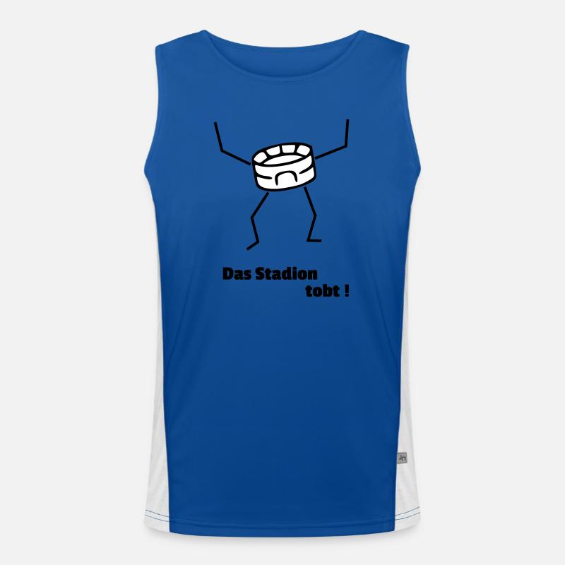 Stadion tobt Funktionelles Kontrast-Tank Top für Männer 