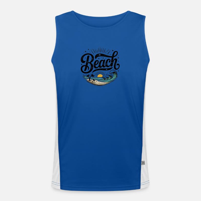 Plage - Logo Cool Surfer Débardeur respirant contrasté Homme 