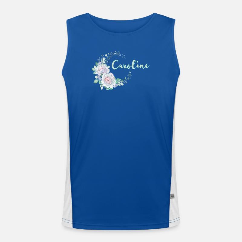 For Caroline Men's Functional Contrast Tank Top 