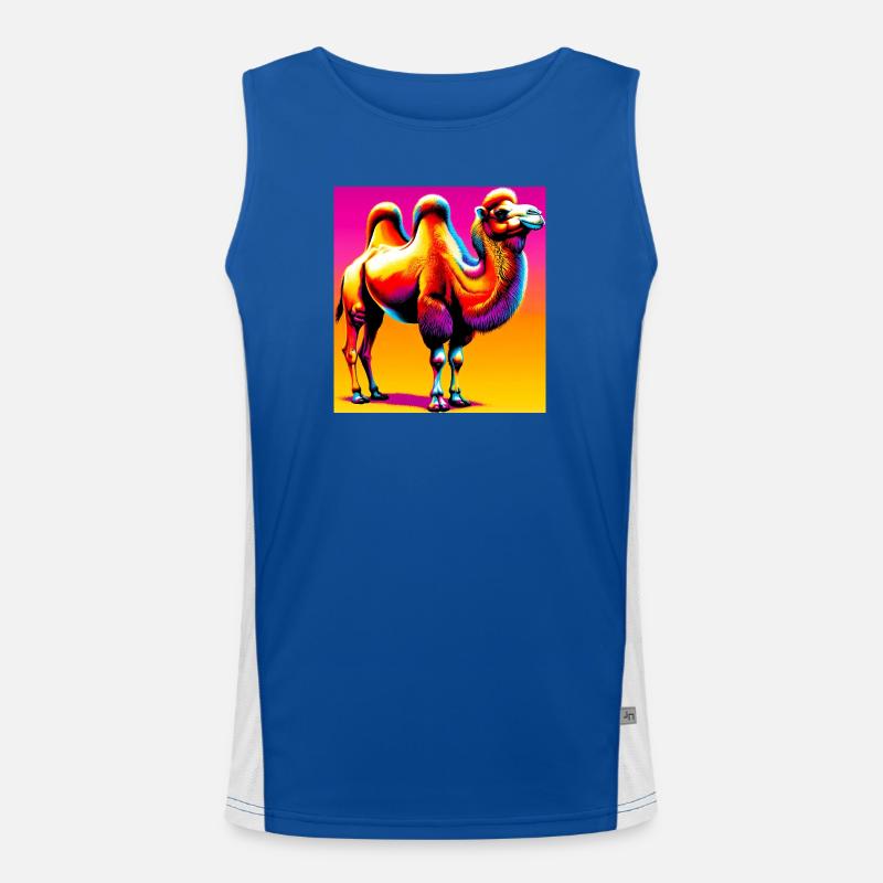 camel Men's Functional Contrast Tank Top 