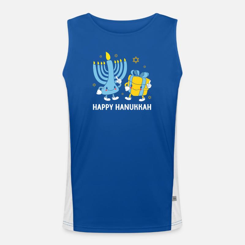 Hanoukka Hanoukka Hanoukka Gnome Débardeur respirant contrasté Homme 