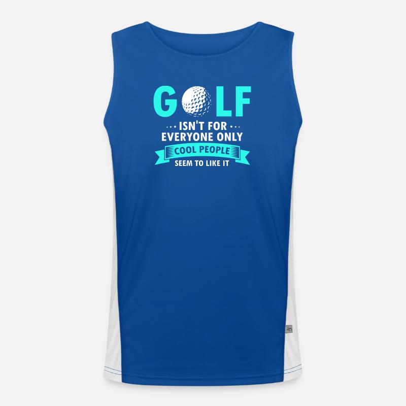 Golf Humour Les gens cool adorent ce jeu Débardeur respirant contrasté Homme 