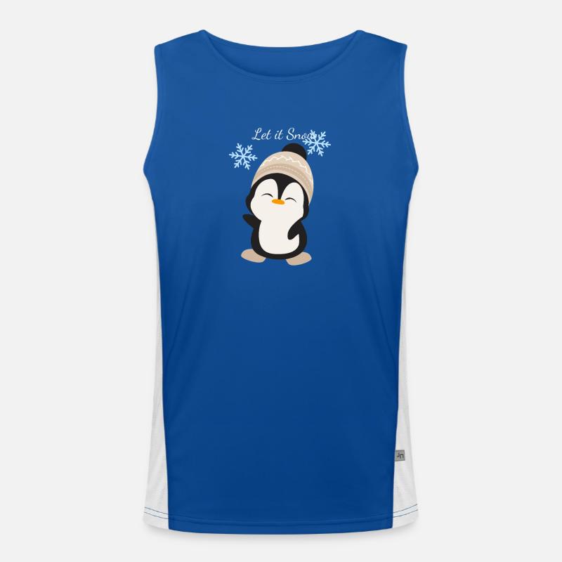 Pengu Winter Magic Men's Functional Contrast Tank Top 