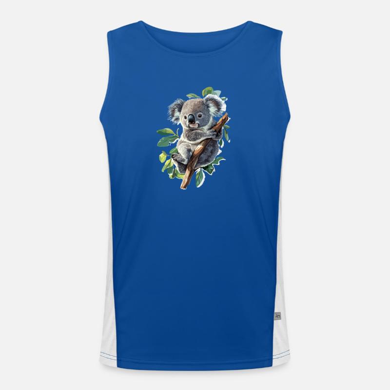 Koala Funktionelles Kontrast-Tank Top für Männer 