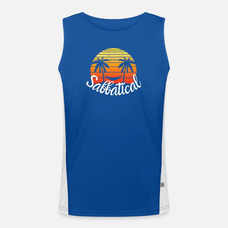 Sabbatical Funktionelles Kontrast-Tank Top für Männer 