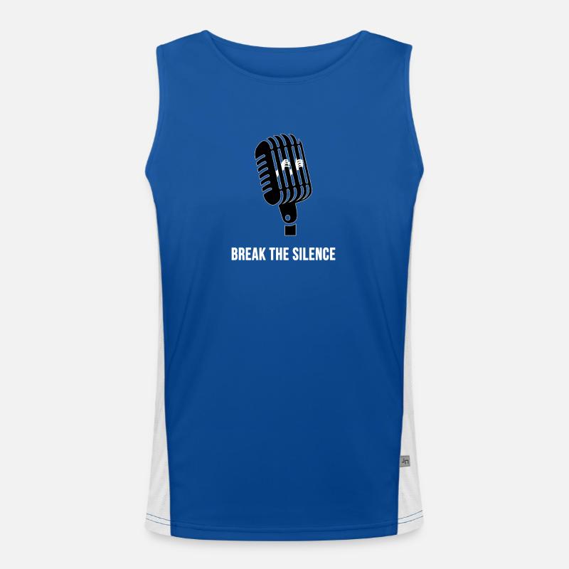 Briser le silence Débardeur respirant contrasté Homme 