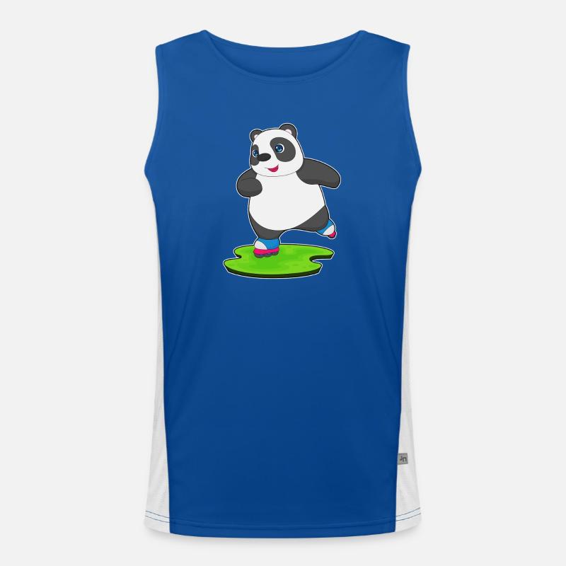 Panda Rollers Rollers Sport Débardeur respirant contrasté Homme 