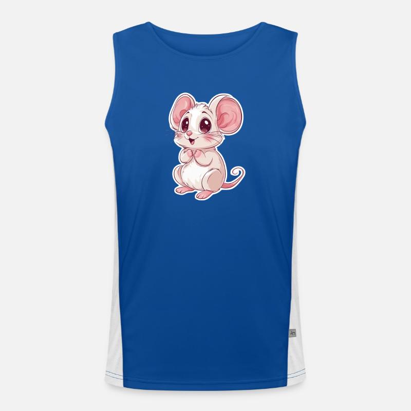 souris Débardeur respirant contrasté Homme 
