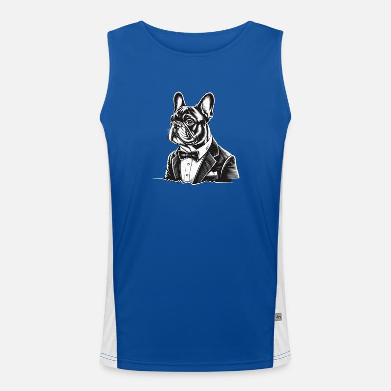 Bouledogue français Débardeur respirant contrasté Homme 