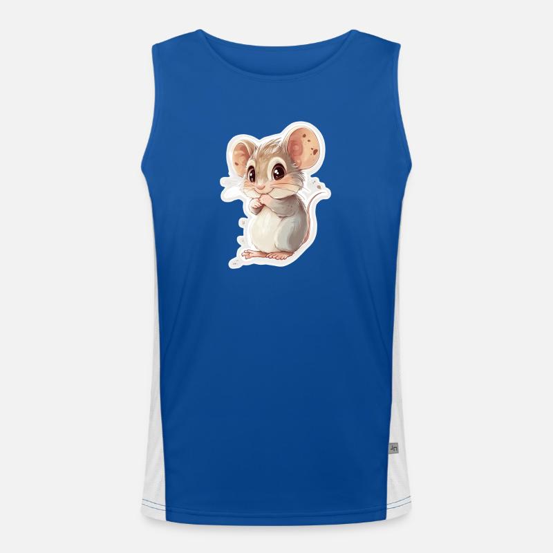 Maus Funktionelles Kontrast-Tank Top für Männer 