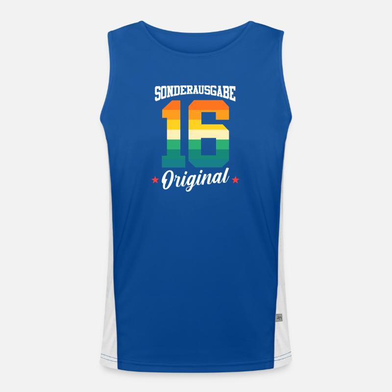 16 Geburtstag Funktionelles Kontrast-Tank Top für Männer 